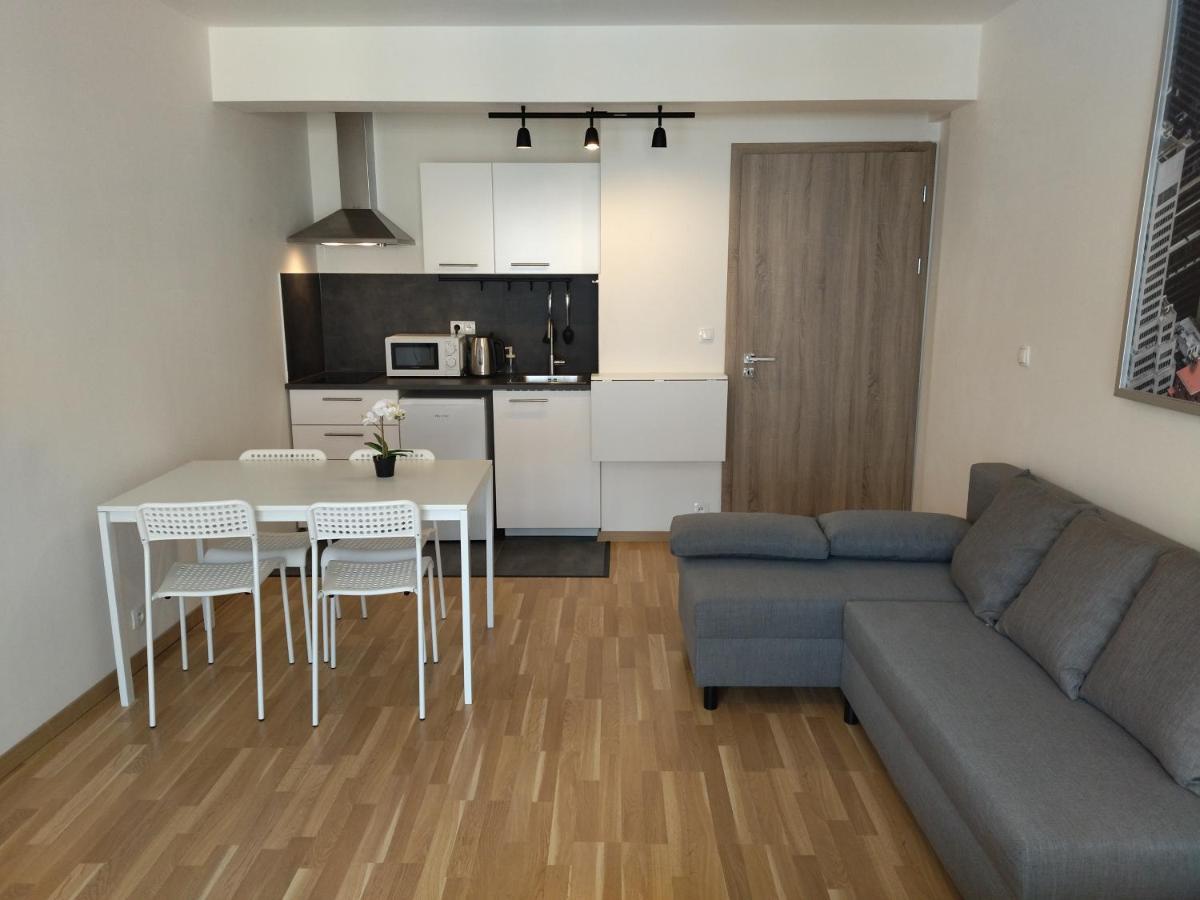 Brand New Studio Apartment # 42 In Brand New Building With Free Parking In The Center 프라하 외부 사진
